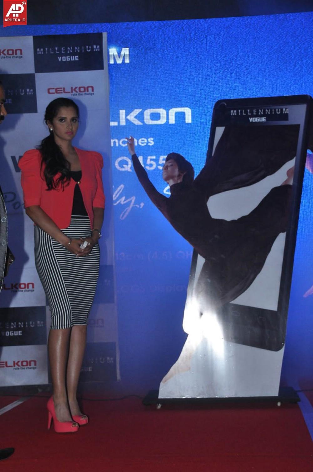 Sania Mirza Launches Celkon Millennium Vogue