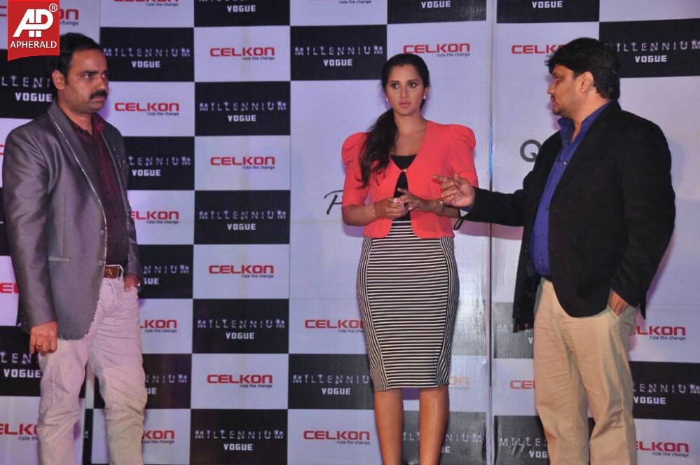 Sania Mirza Launches Celkon Millennium Vogue