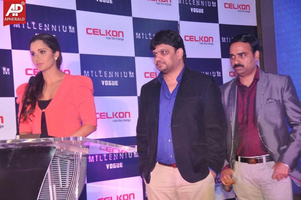 Sania Mirza Launches Celkon Millennium Vogue