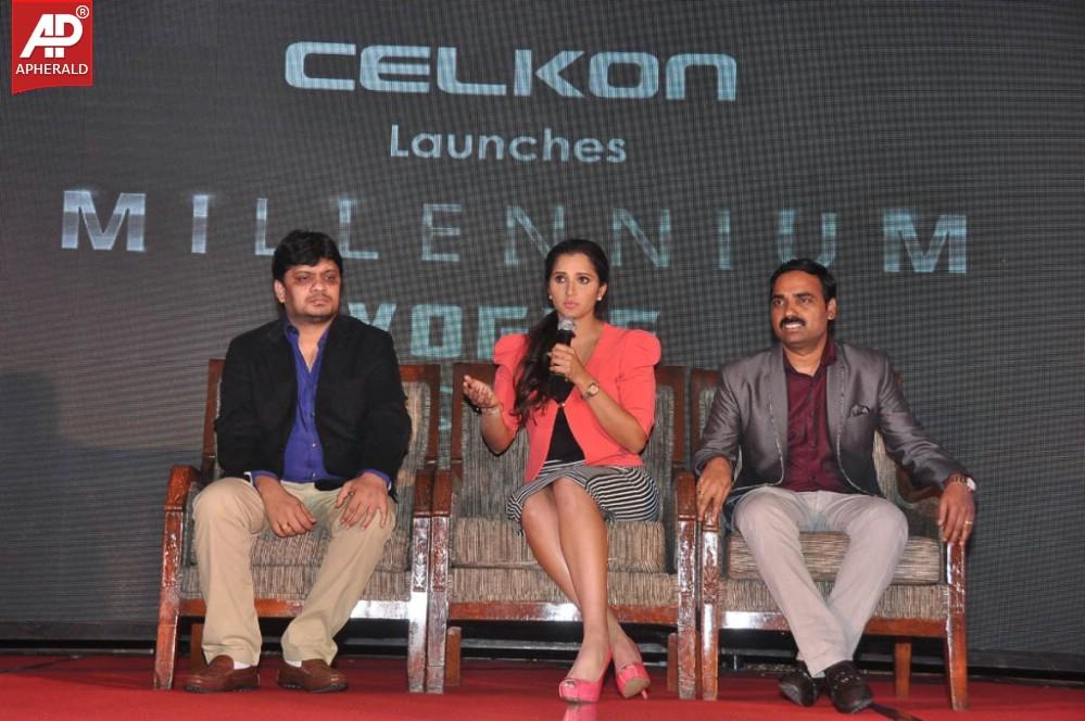 Sania Mirza Launches Celkon Millennium Vogue