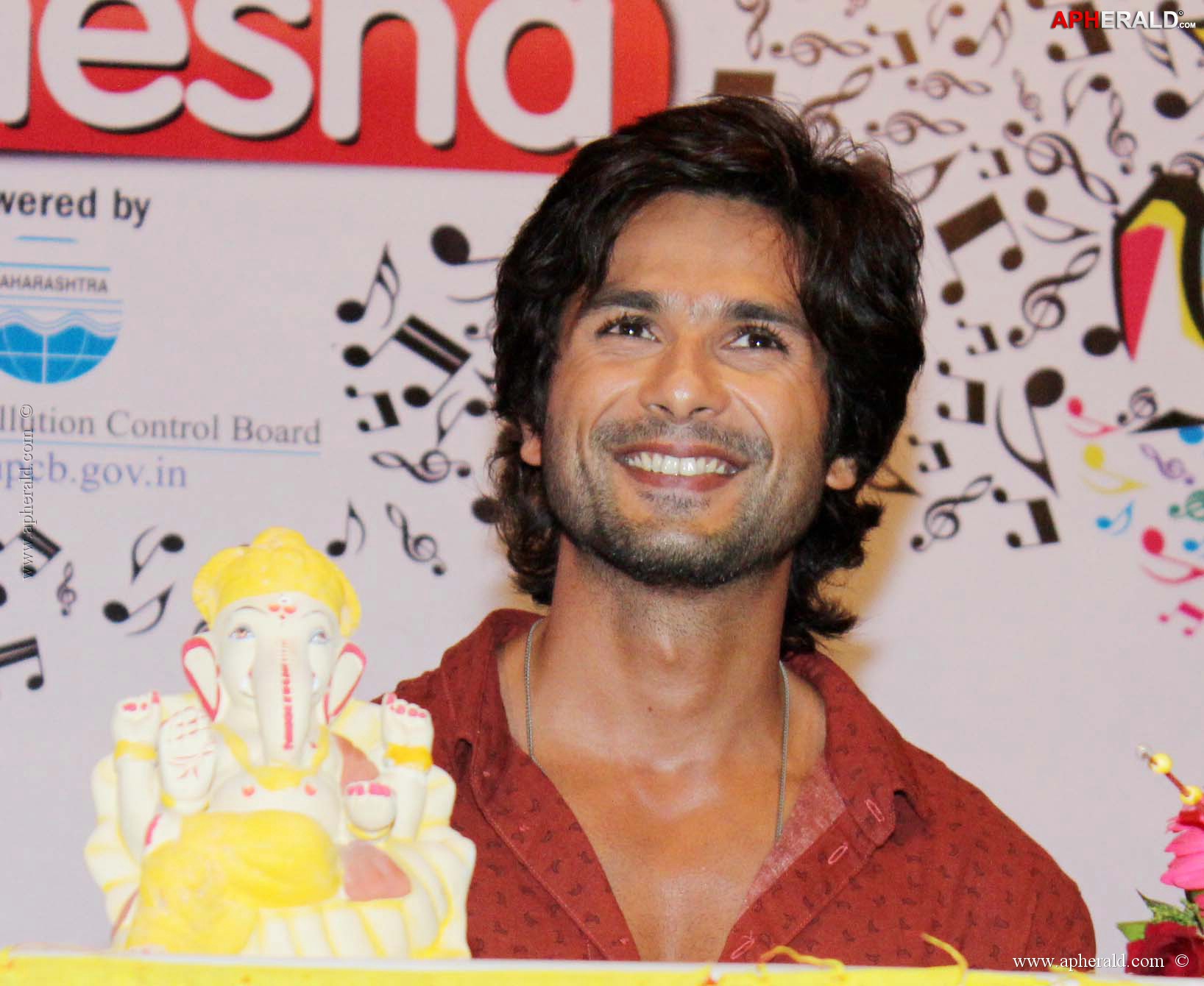 Shahid Kapoor At Times Green Ganesha