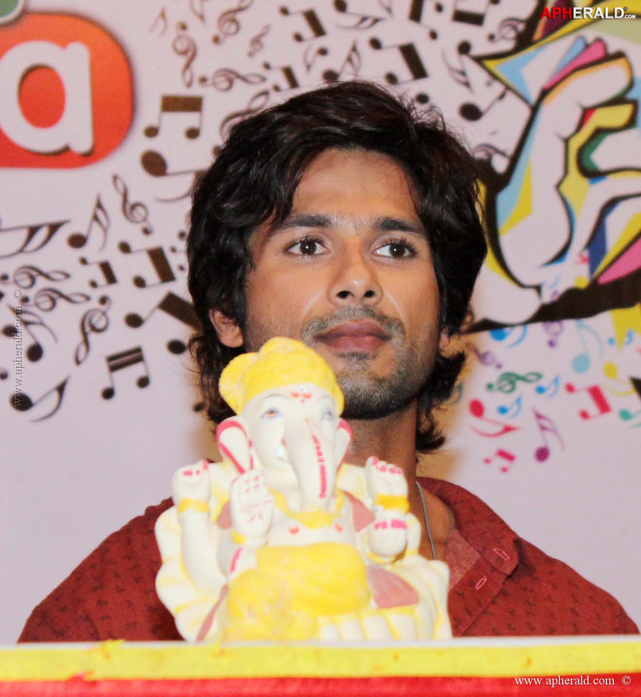 Shahid Kapoor At Times Green Ganesha