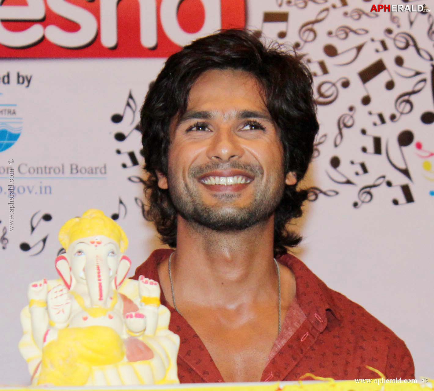 Shahid Kapoor At Times Green Ganesha