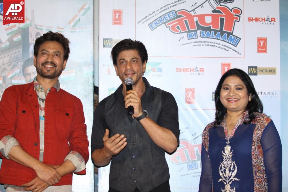 Shahrukh Khan Launch Ekkees Toppon Ki Salaami Trailer