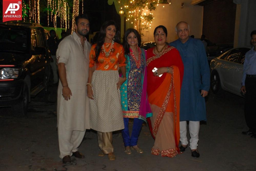 Shilpa Shetty Diwali Party