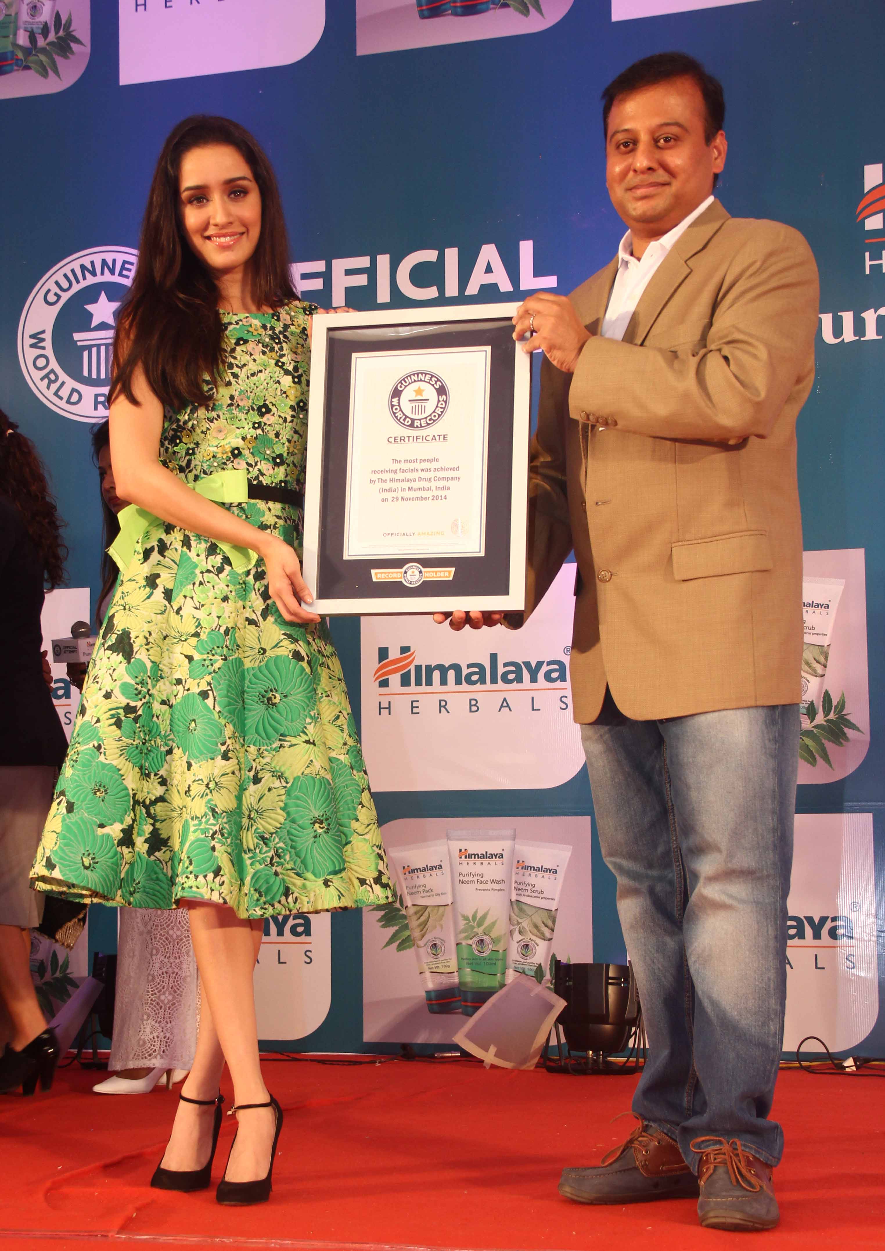 Shraddha Kapoor at Himalaya Herbals Event