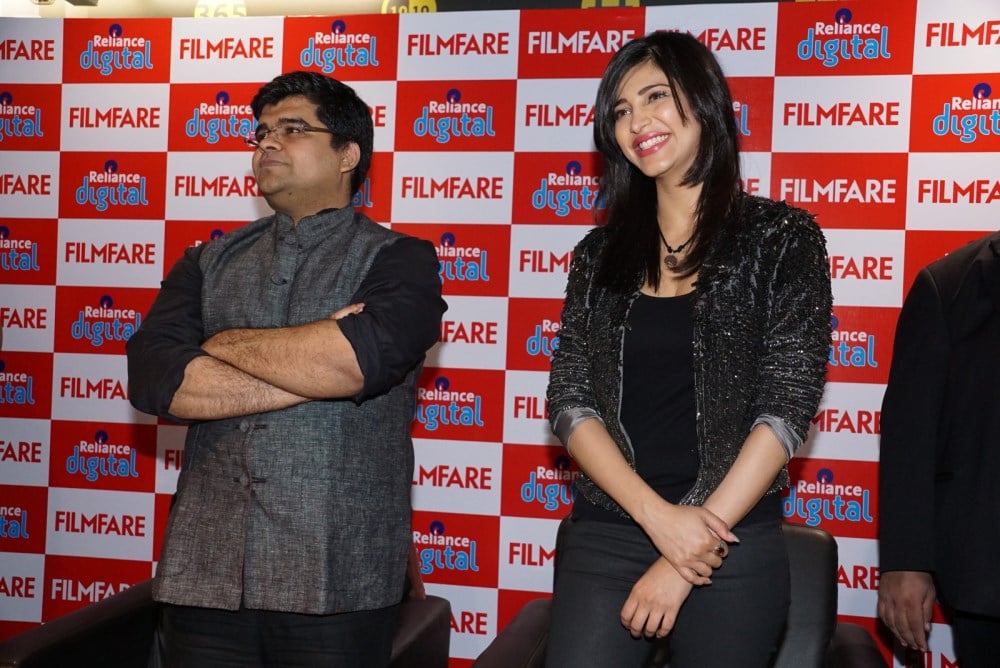 Shruti Haasan At Reliance Digital Filmfare Readers Meet