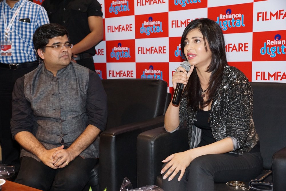 Shruti Haasan At Reliance Digital Filmfare Readers Meet