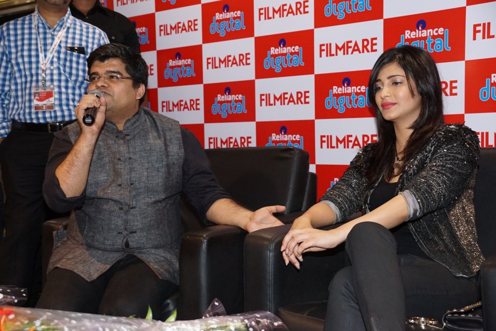 Shruti Haasan At Reliance Digital Filmfare Readers Meet