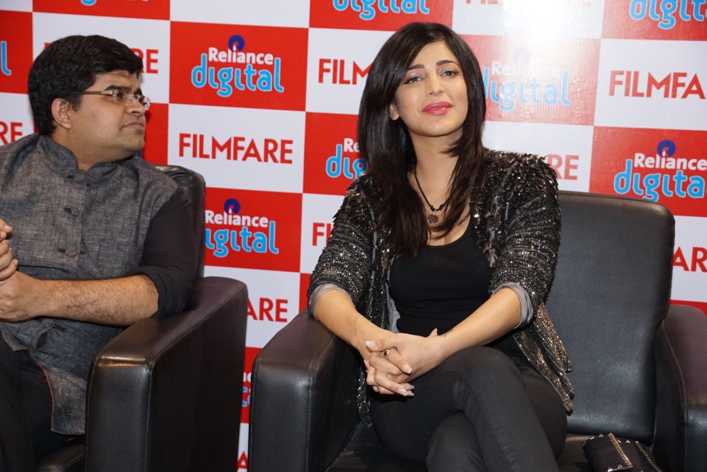 Shruti Haasan At Reliance Digital Filmfare Readers Meet