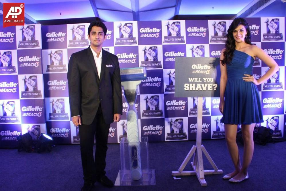 Siddharth Launch Gillette Shave Grave Campaign