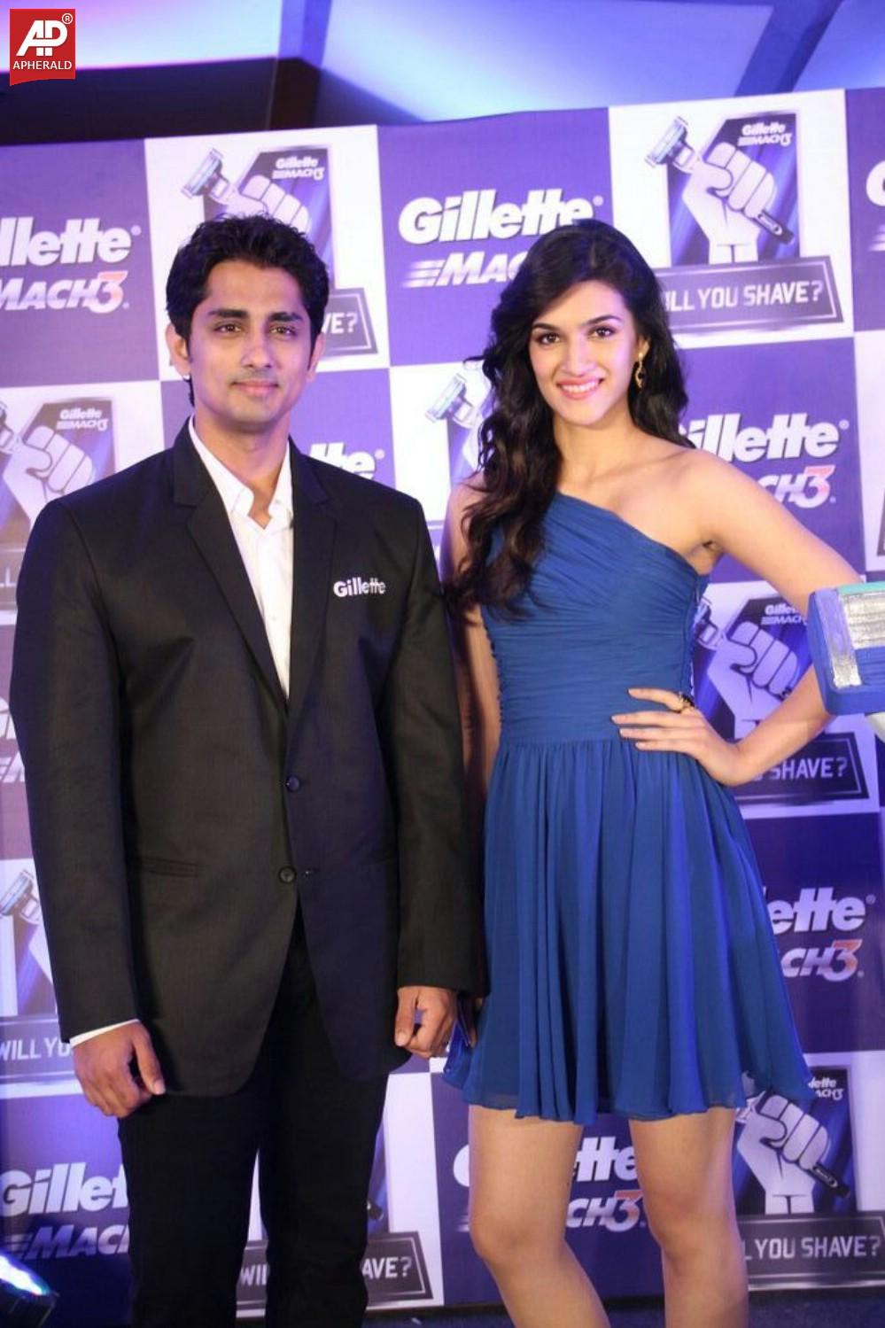 Siddharth Launch Gillette Shave Grave Campaign