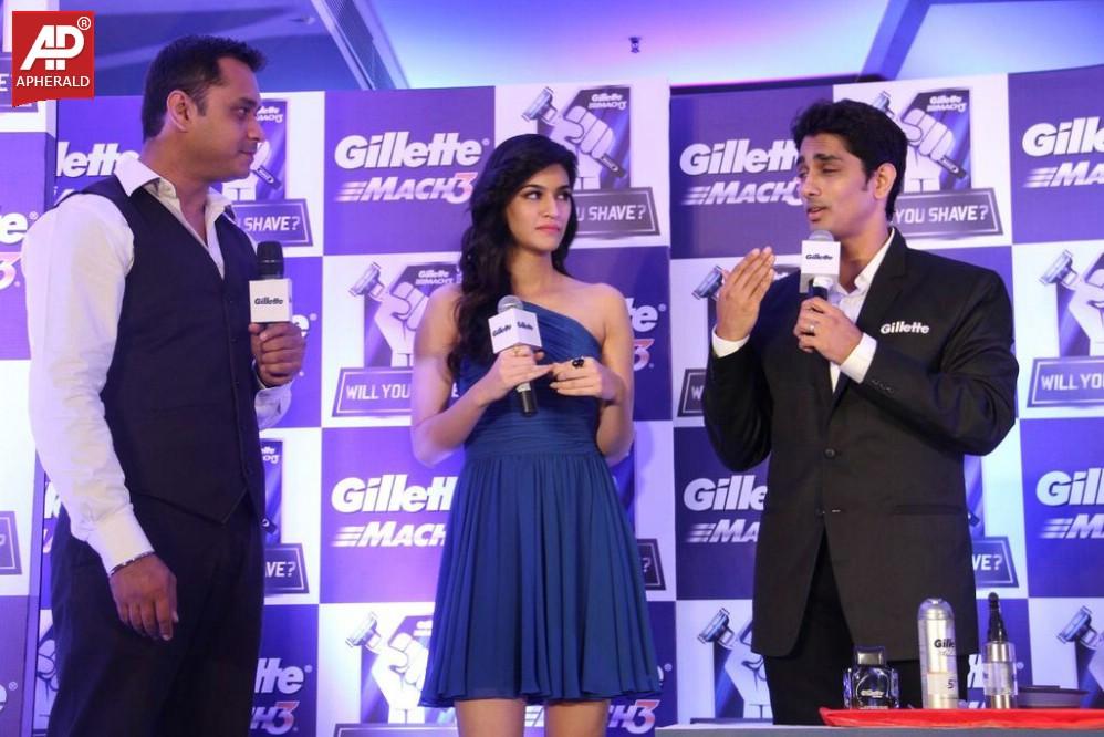 Siddharth Launch Gillette Shave Grave Campaign