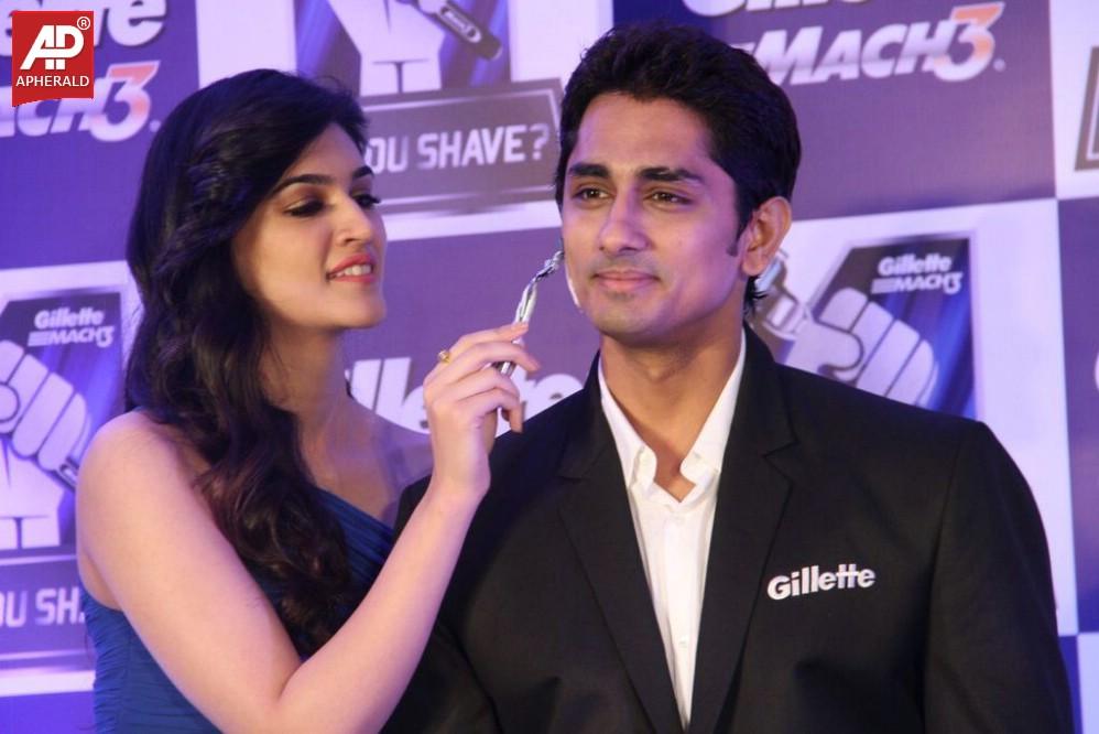 Siddharth Launch Gillette Shave Grave Campaign