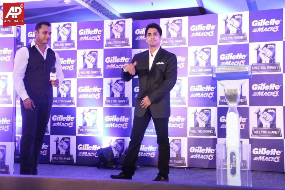 Siddharth Launch Gillette Shave Grave Campaign