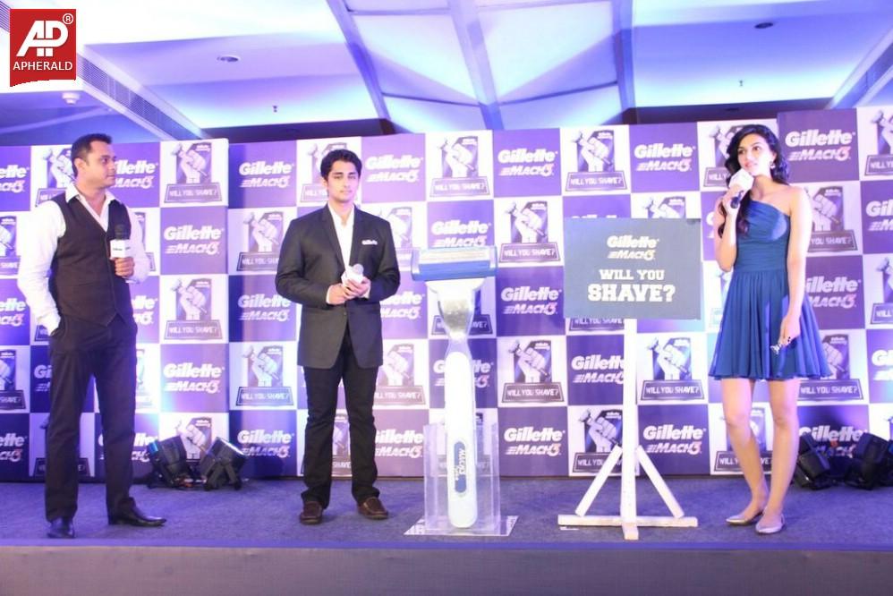 Siddharth Launch Gillette Shave Grave Campaign