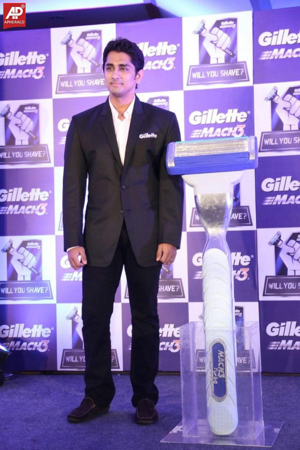 Siddharth Launch Gillette Shave Grave Campaign