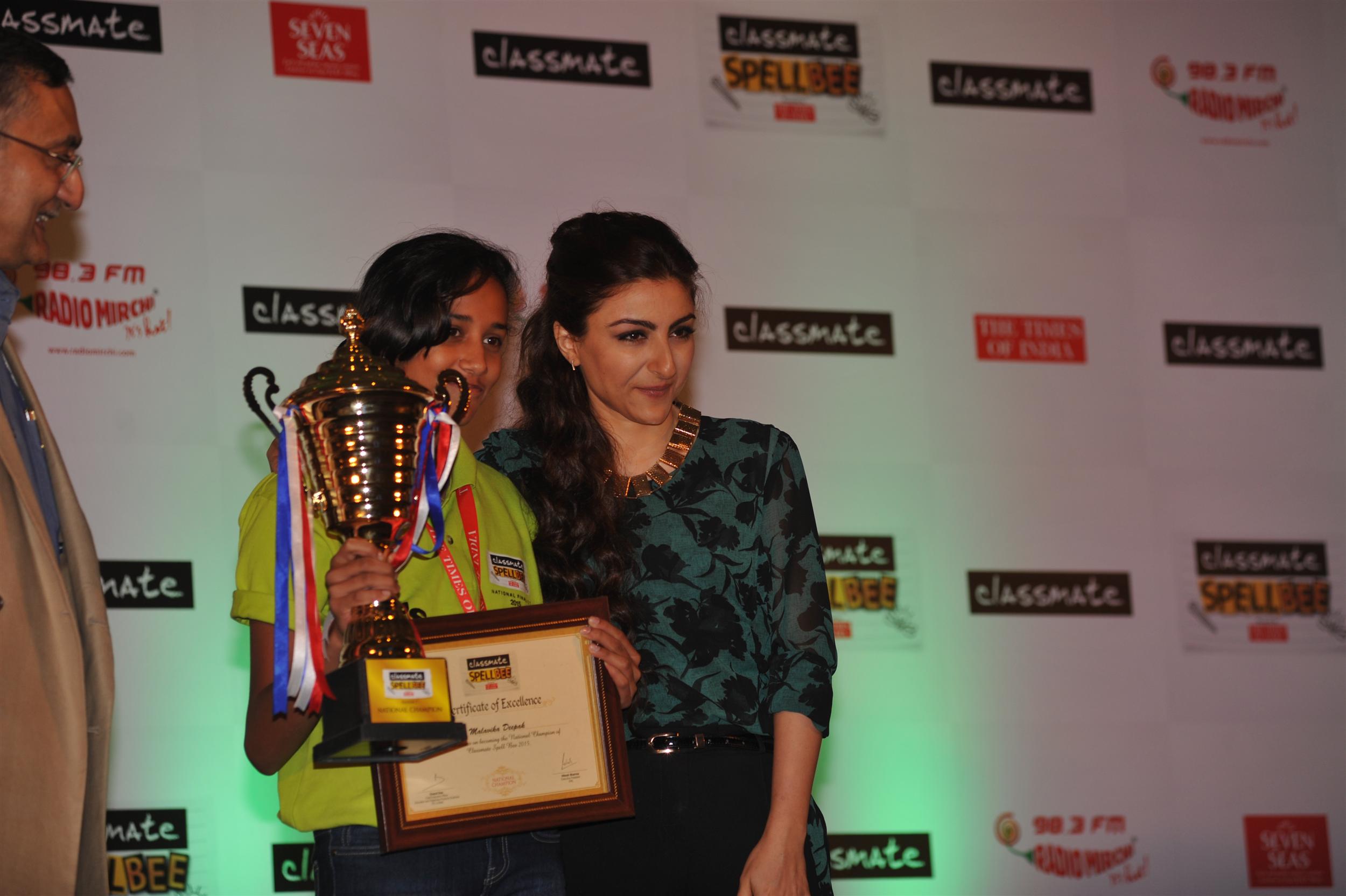 Soha Ali Khan Announces Classmate Spell Bee Season 7 winner