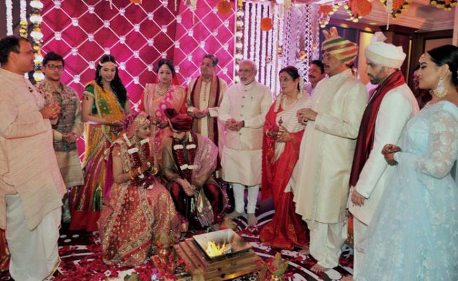 Sonakshi Sinhas brother Kussh wedding Stills