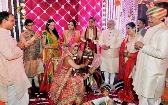Sonakshi Sinhas brother Kussh wedding Stills