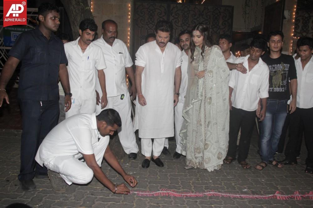 Anil Kapoor and Sonam Kapoor Diwali Celebrations