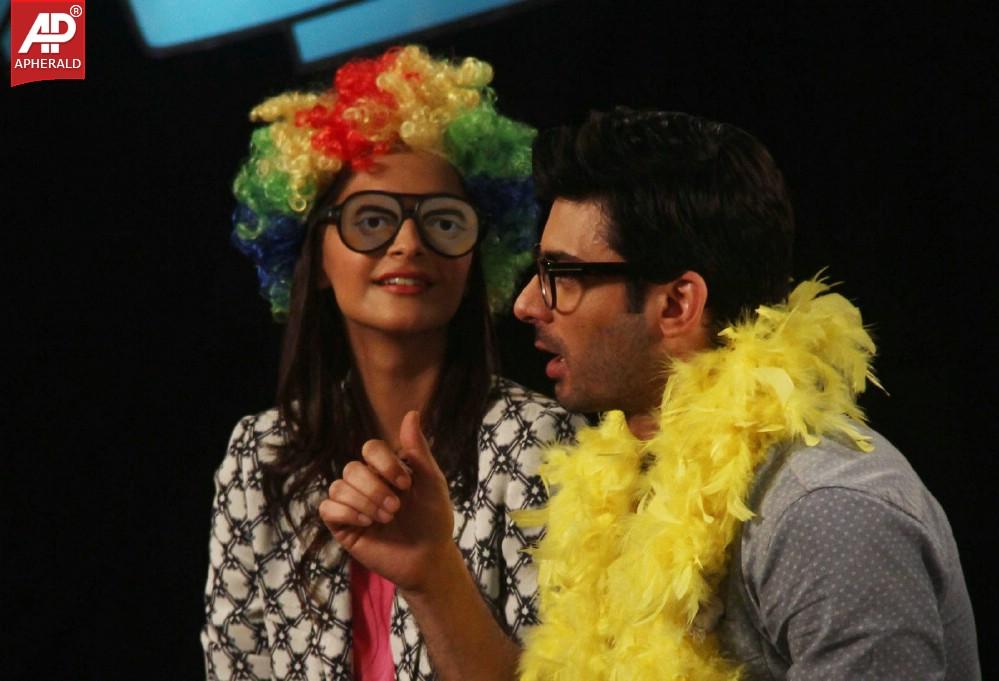 Sonam Kapoor n Fawad Khan On Sets Of Disney Show Captain Tiao