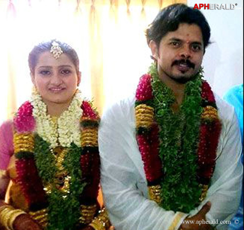 sreesanth marriage reception pics