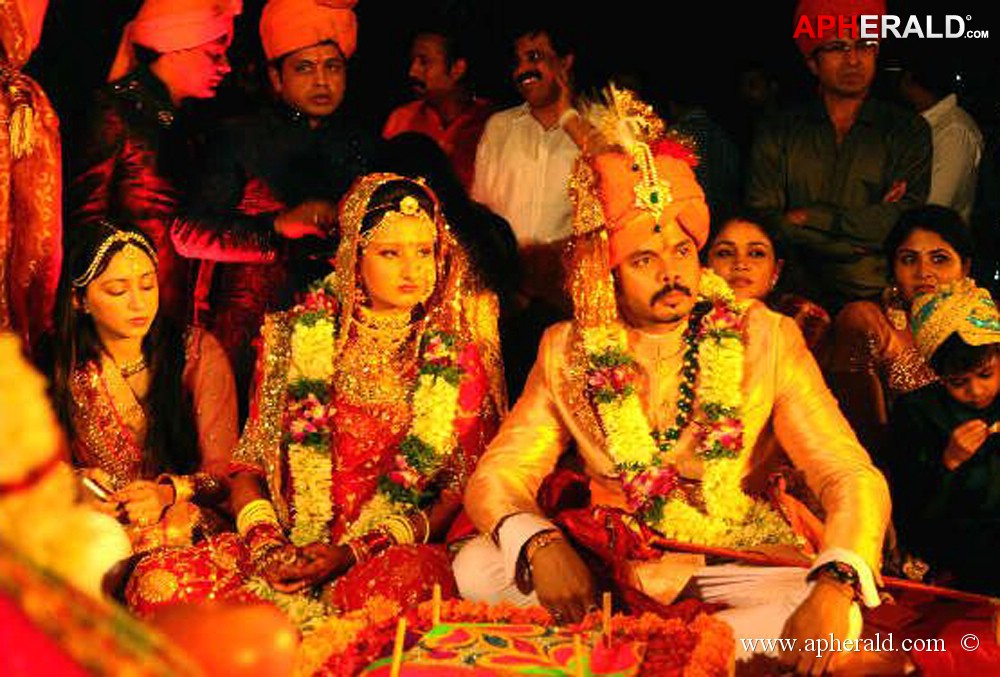 sreesanth marriage reception pics