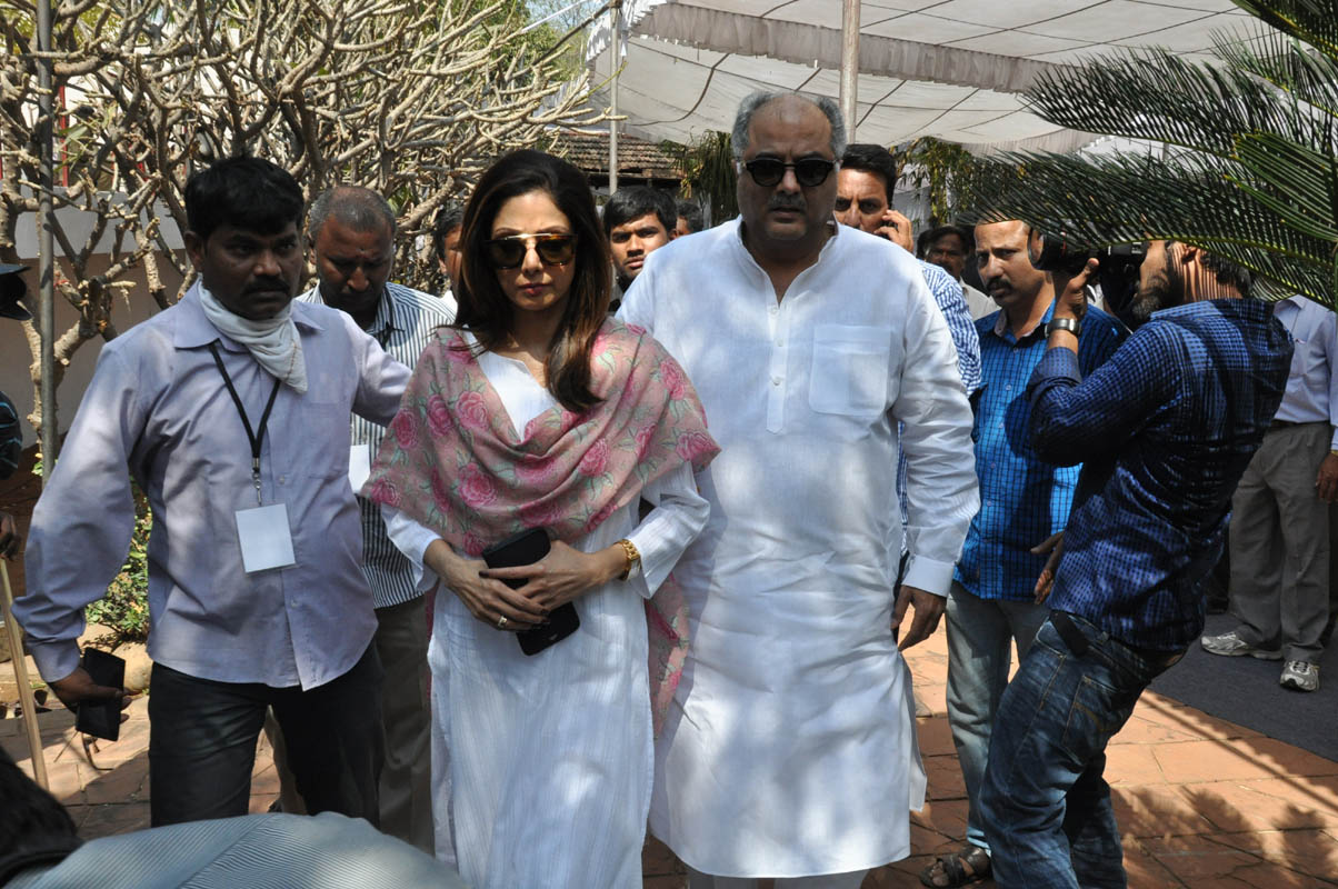 Sridevi at Ramanaidu Antima Yatra Photos