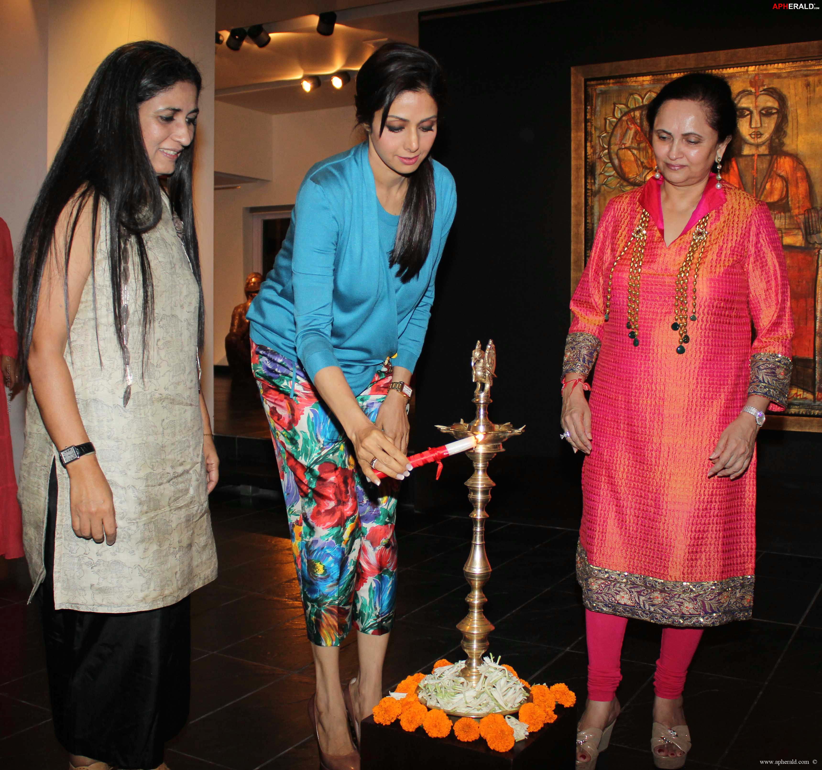 Sridevi at Seema Kohli's Art Showcase