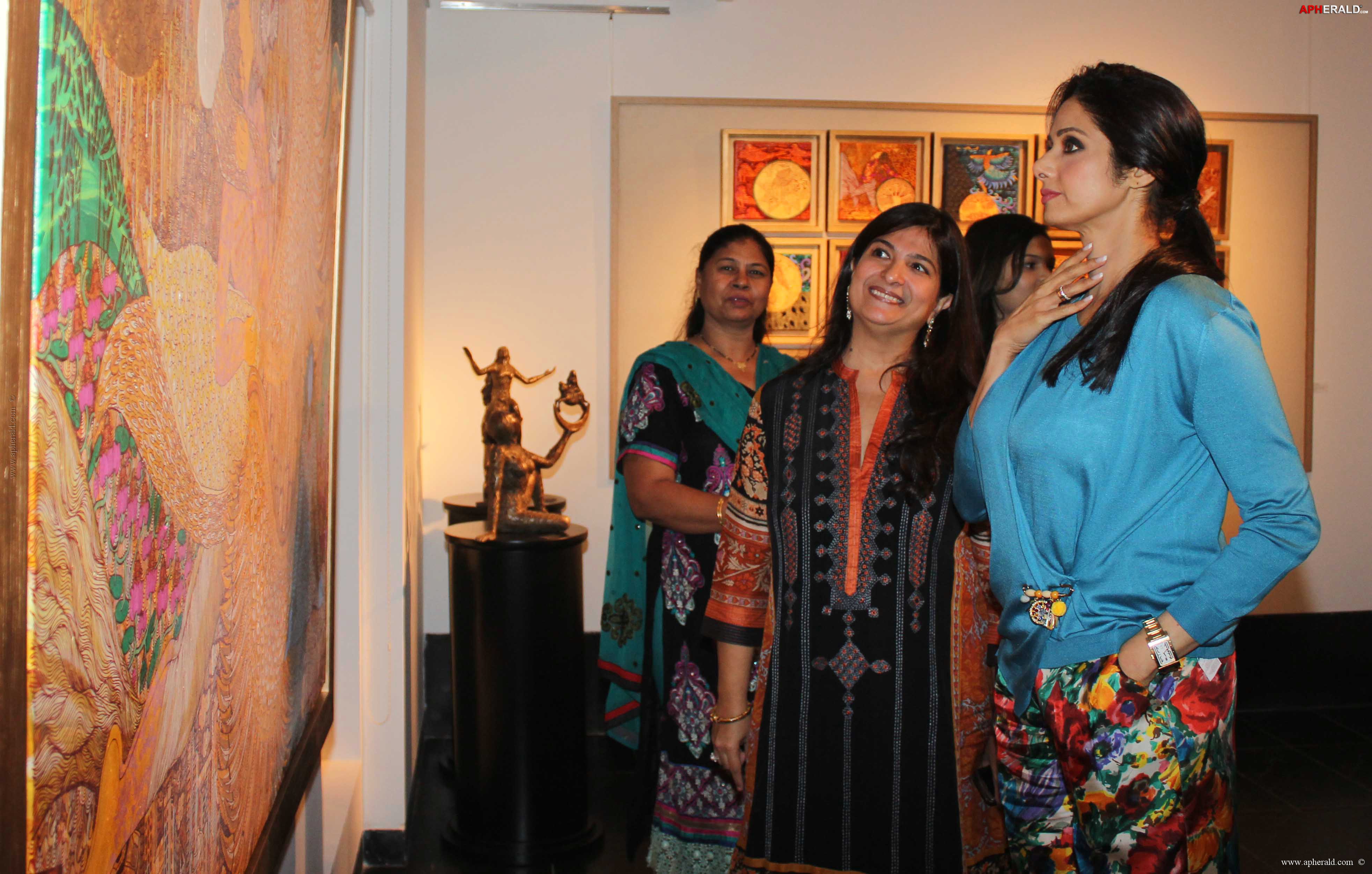 Sridevi at Seema Kohli's Art Showcase