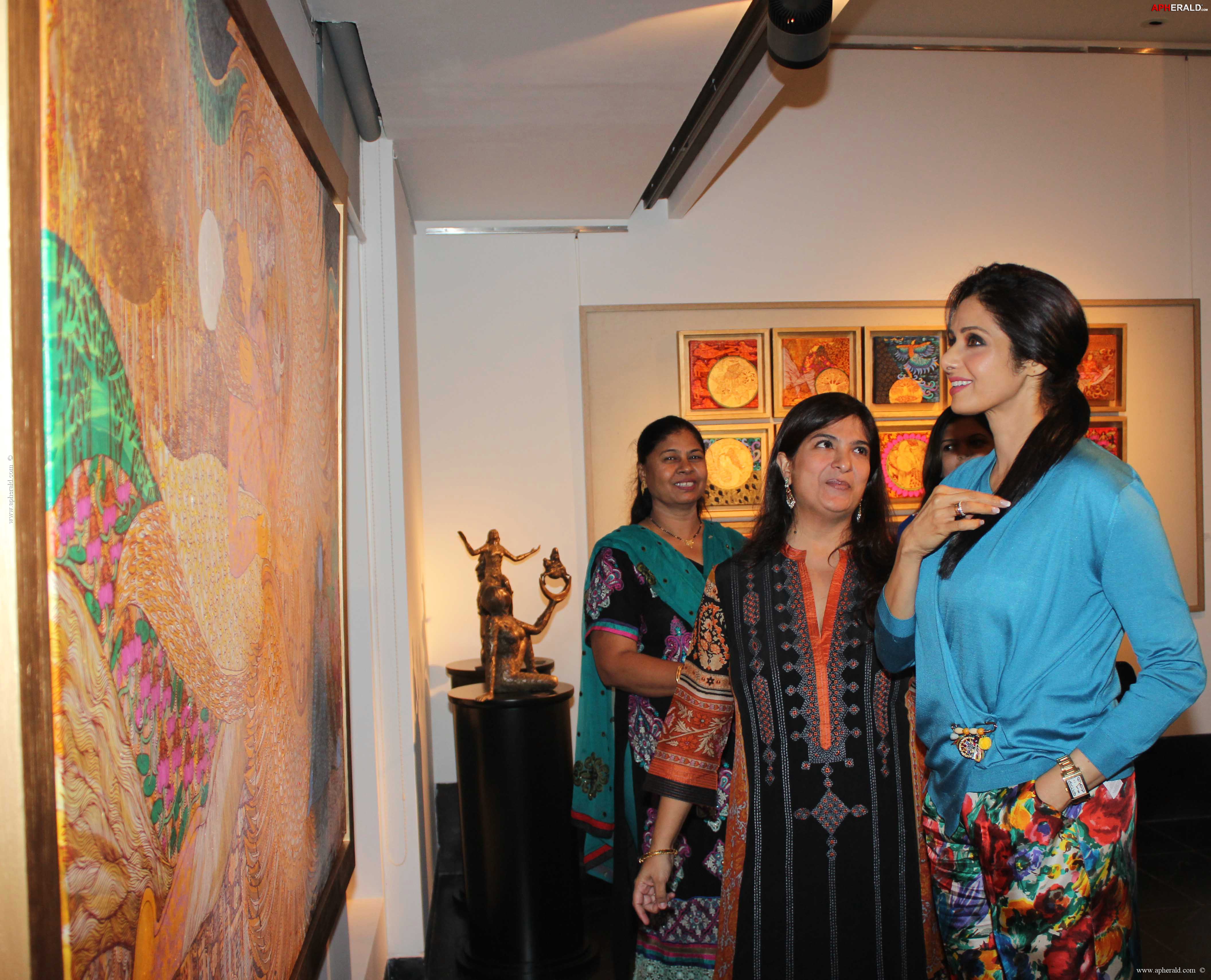 Sridevi at Seema Kohli's Art Showcase