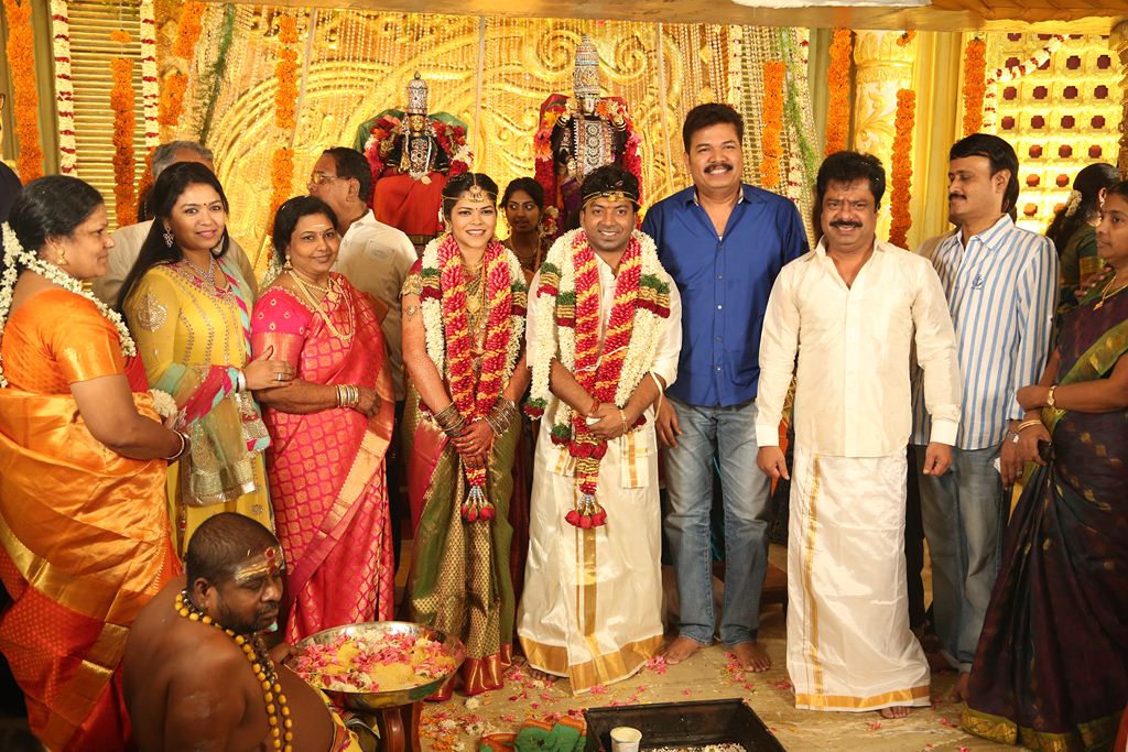 Stars At Actor Pandiarajan Son Wedding