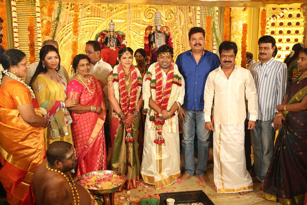 Stars At Actor Pandiarajan Son Wedding