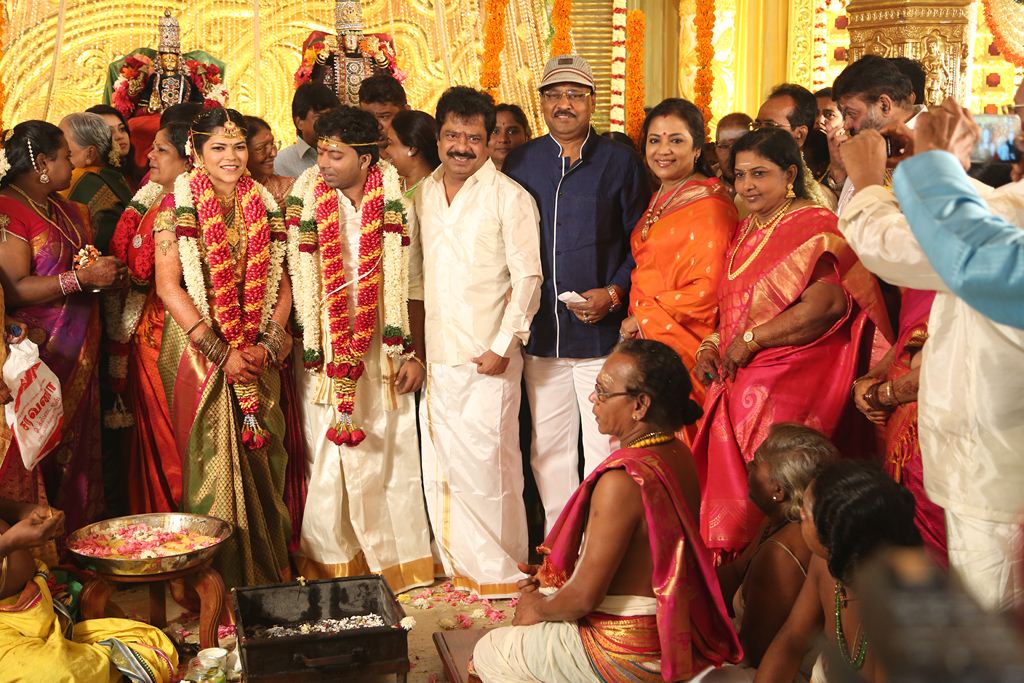 Stars At Actor Pandiarajan Son Wedding