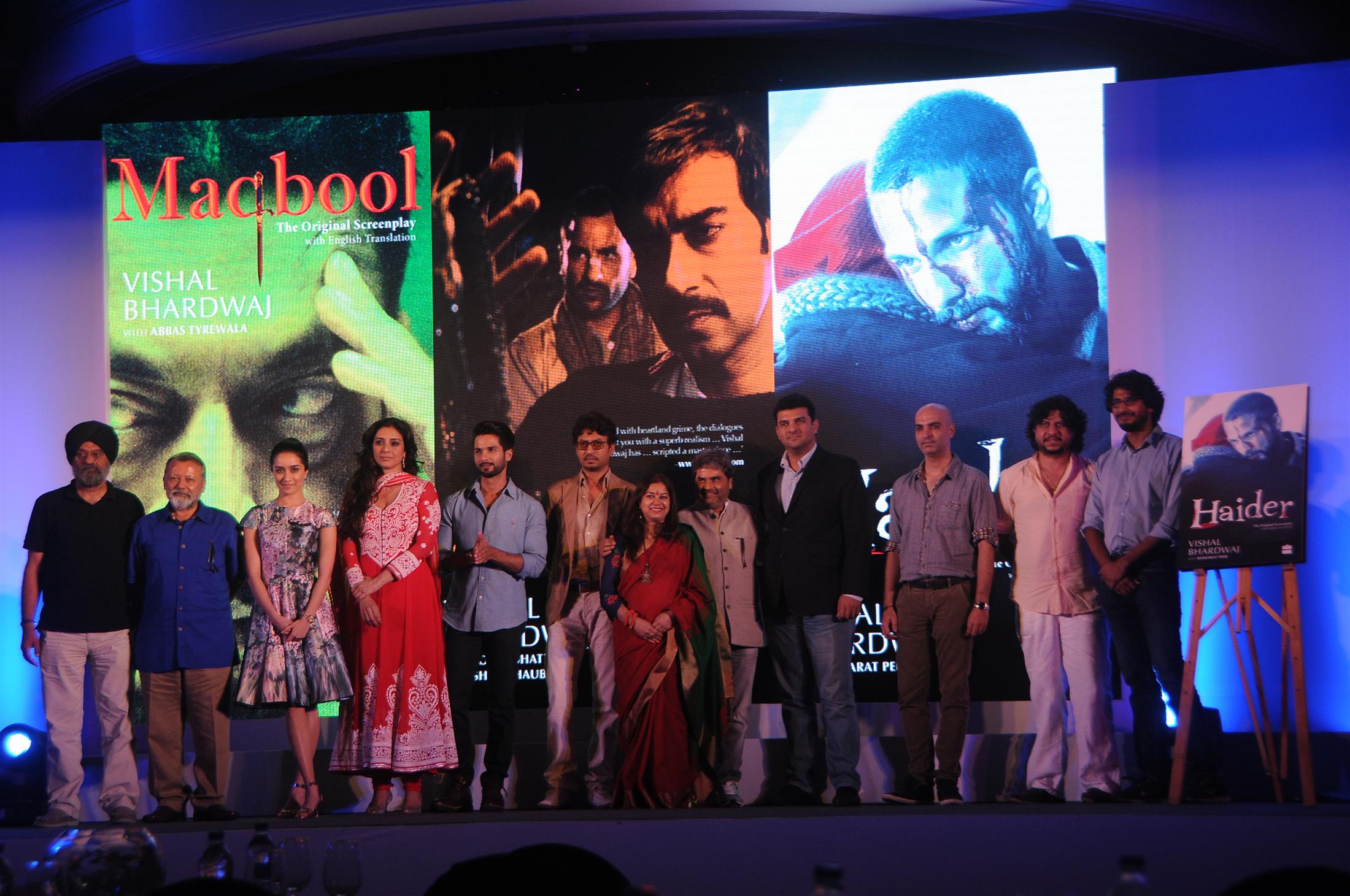 Stars At Launch of Book Haider Omkara Maqbool