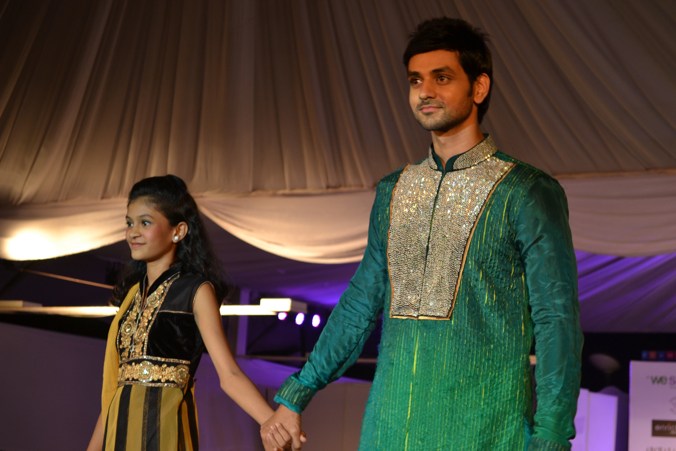 Stars Ramp Walk at The Global Peace Initiative 2014