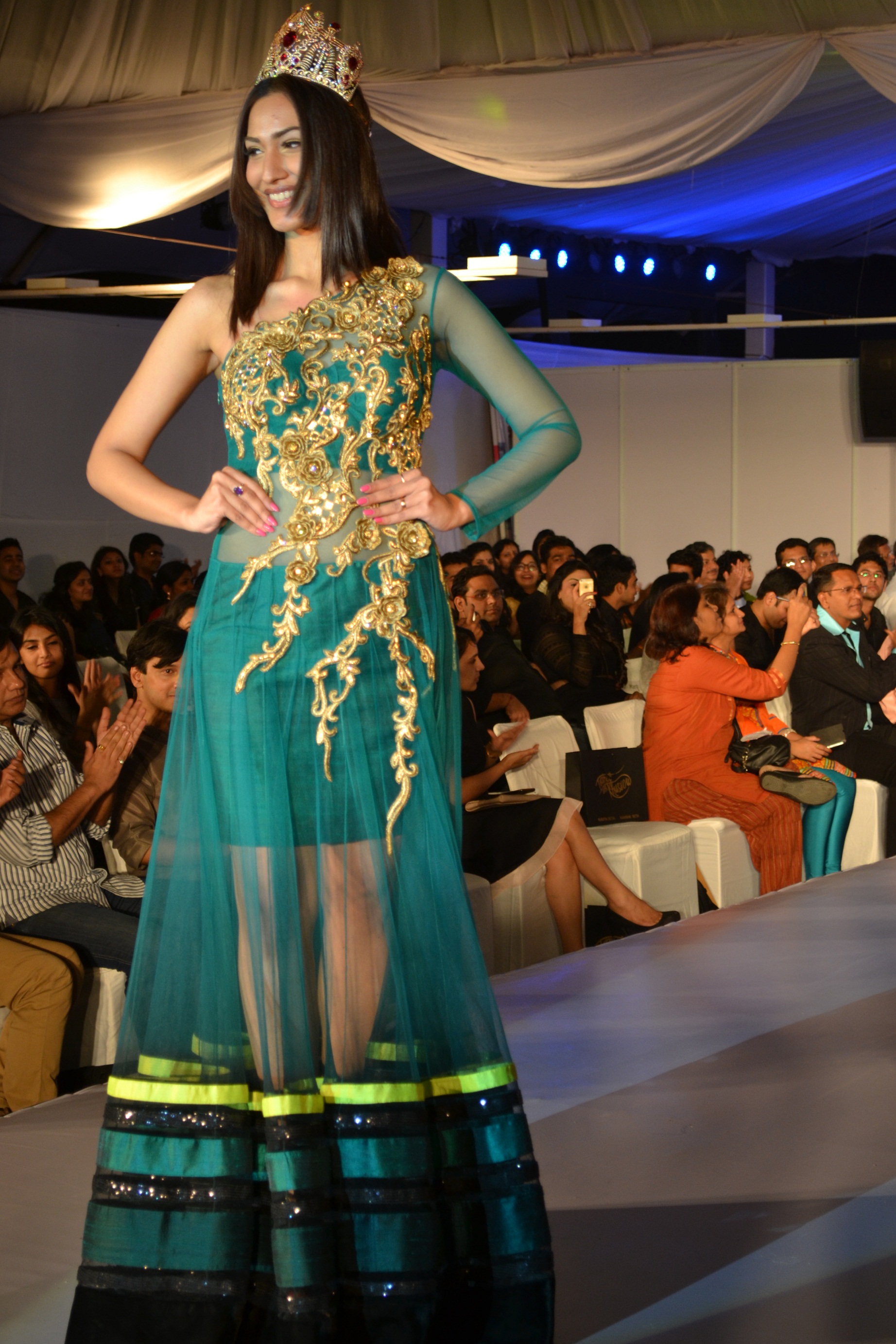 Stars Ramp Walk at The Global Peace Initiative 2014