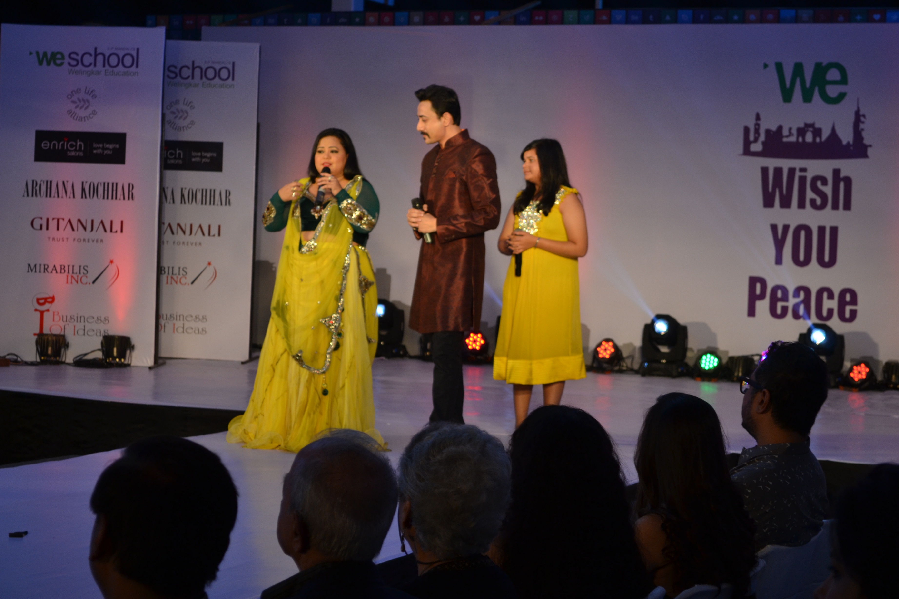 Stars Ramp Walk at The Global Peace Initiative 2014