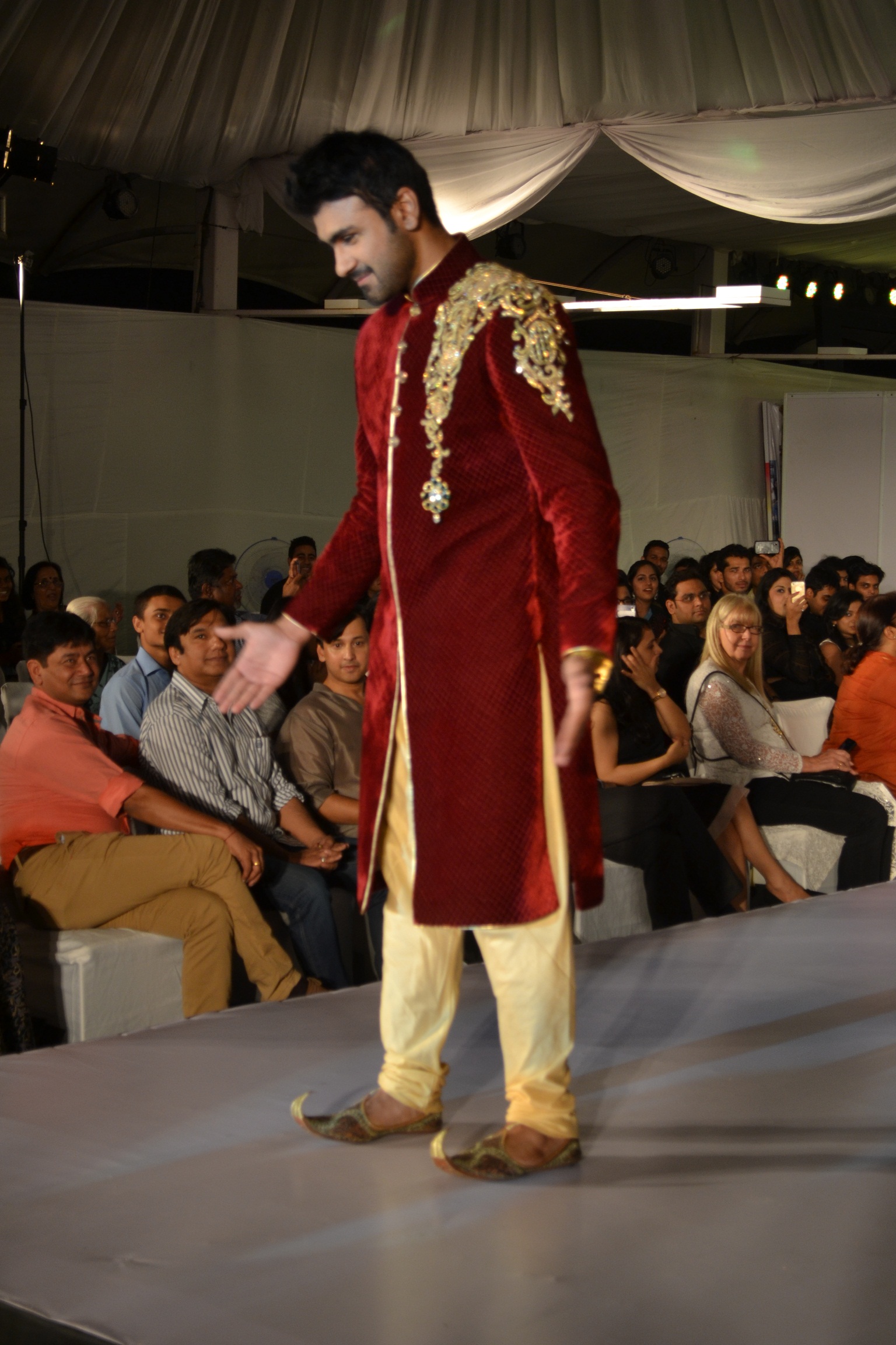 Stars Ramp Walk at The Global Peace Initiative 2014