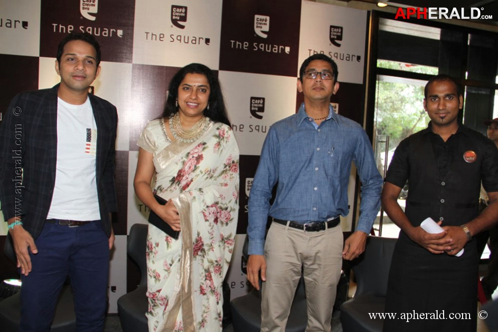 Suhasini Launch Square Coffee Day Pics