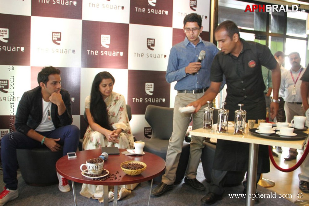 Suhasini Launch Square Coffee Day Pics