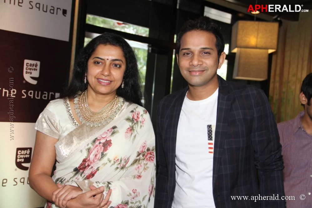 Suhasini Launch Square Coffee Day Pics