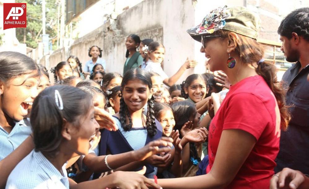 Lakshmi Manchu Joins Swachh Bharath Campaign in Film Nagar