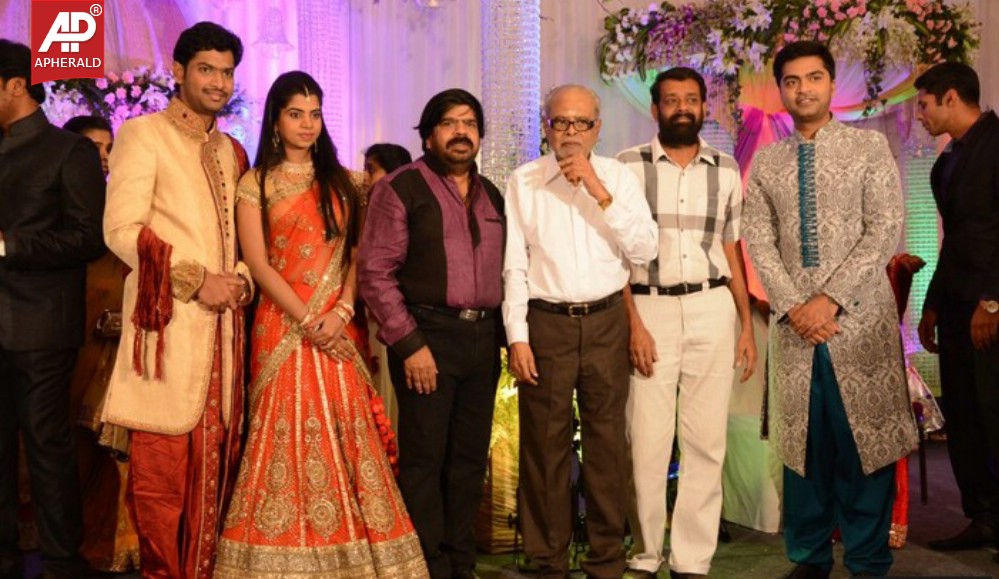 T Rajendar Daughter Ilakkiya Wedding Reception Photos