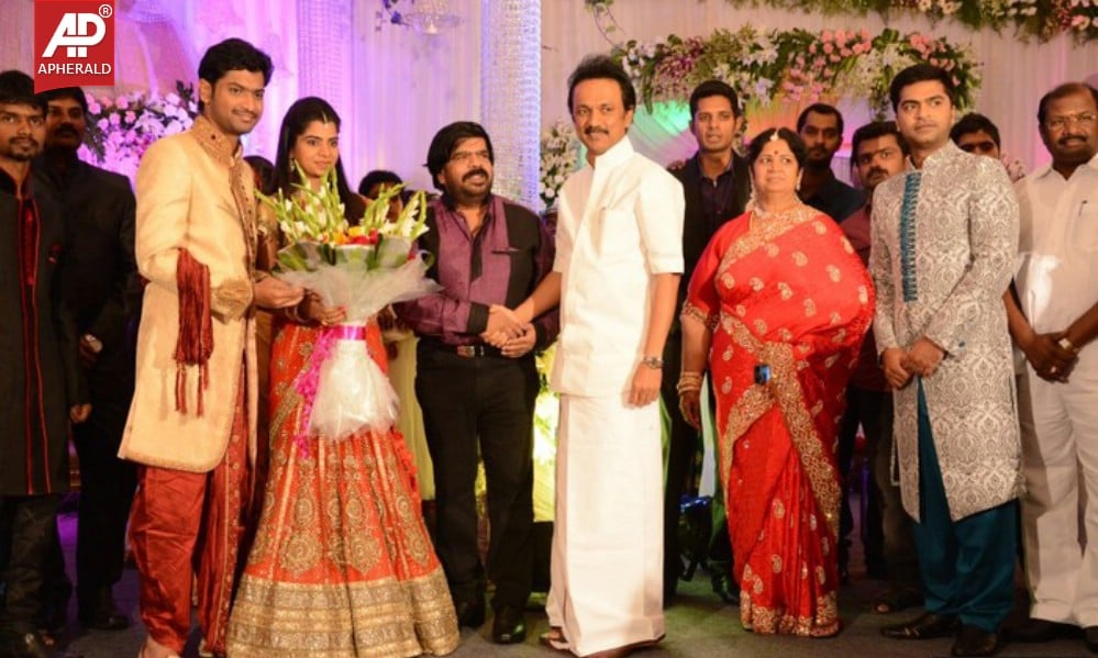 T Rajendar Daughter Ilakkiya Wedding Reception Photos