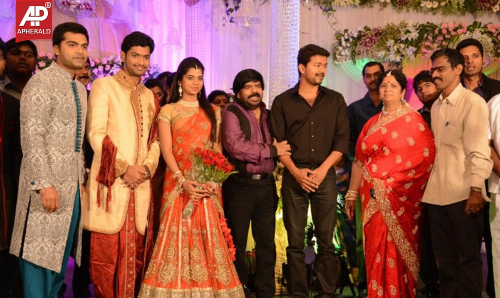 T Rajendar Daughter Ilakkiya Wedding Reception Photos
