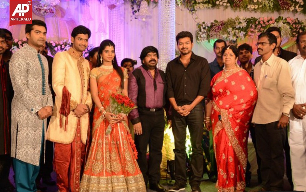 T Rajendar Daughter Ilakkiya Wedding Reception Photos