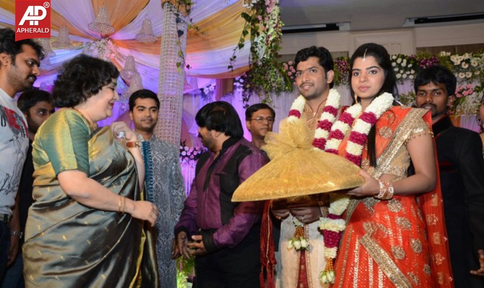 T Rajendar Daughter Ilakkiya Wedding Reception Photos