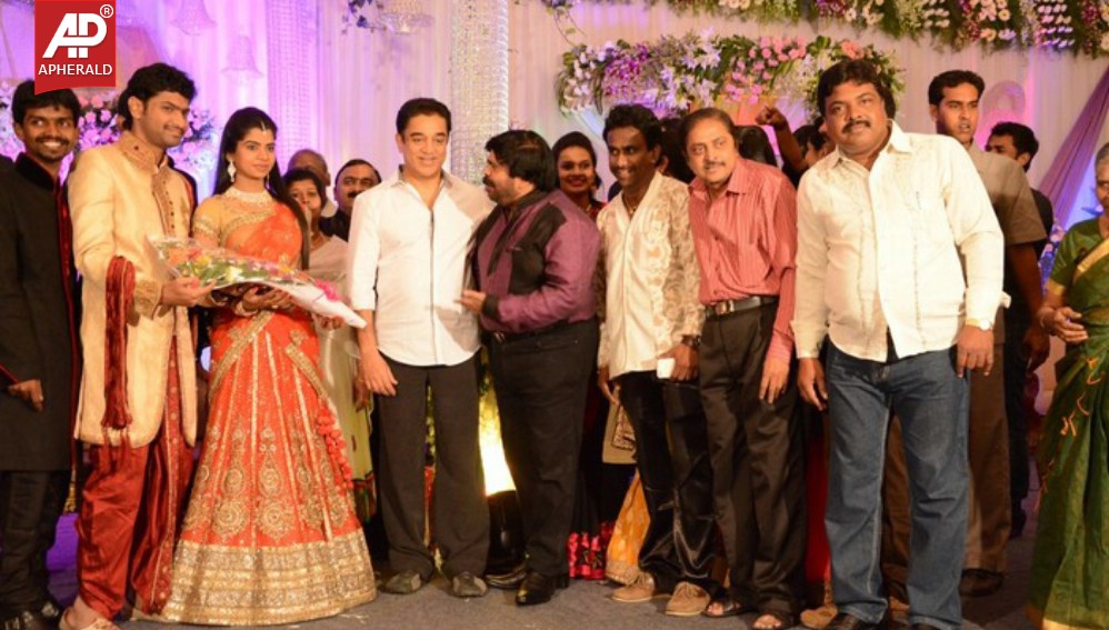 T Rajendar Daughter Ilakkiya Wedding Reception Photos